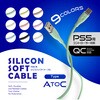 ALG-P5SCAC20BK PS5用シリコンケーブルTypeAtoC2m ブラック ALLONE 07027242
