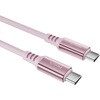 FUSB-CCAC1910PK USB-C - USB-Cケーブル [充電 /転送 /1.0m /PD240W /USB2.0]  パステルピンク FUSB-CCAC1910PK [USB-C - USB-C] フリーダム 07028529