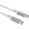 FUSB-CCAC1910WH USB-C - USB-Cケーブル [充電 /転送 /1.0m /PD240W /USB2.0]  クラシックホワイト FUSB-CCAC1910WH [USB-C - USB-C] フリーダム 07028590