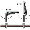 HKN-007 ナイフ式6角棒レンチセット7Pcs ベストツール 07044349