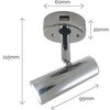 030319 カペラ シングルLED スポット+スイッチ付USB(クローム) カーク産業 07045268