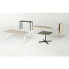 87AACJ MEV7 Livesミーティングテーブル 単柱脚天板固定/楕円形 900×900×500 オカムラ(岡村製作所) 07076277