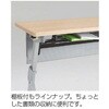 81F1AN MX62 フラプター シルバー脚 棚板無 幕板無 オカムラ(岡村製作所) 07090950
