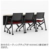 81F5FG MDA7 マルカ サイドフォールドテーブル コンセントユニット付 棚板付 樹脂幕板付 2100×450 オカムラ(岡村製作所) 07137588