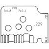 708 229 3 0 LWLデュプレックスケーブルストリップ用替刃 RENNSTEIG(レンシュタイグ) 07283249