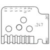 708 247 3 0 ラドックス単一導体ストリップ用替刃 RENNSTEIG(レンシュタイグ) 07283285
