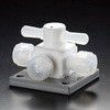 NR0004-003 PTFE 三方バルブ圧入型 10Φ 1個 フロンケミカル 【通販