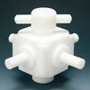 PTFE 四方バルブ枝タイプ 10Φ フロンケミカル