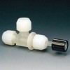 NR0025-004 PTFE PFA二方バルブ 12Φ フロンケミカル チューブ圧入仕様