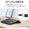 TBWA24PMWVPF2BK iPad Pro 11インチ (M4) ケース レザー 本体マグネット装着 手帳型 スリープ対応 2アングル 軽量 エレコム 07339337
