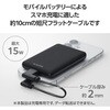 MPA-ACLL01WH Type-CP[u (USB A to USB C) Z 0.1m L tbg oCobe[ [dP[u GR 07339441