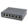 防犯カメラ 【PoEスイッチングハブ】4ポート 10/100/1000M PoE各ポート：15.4W(IEEE802.3af)，30W(IEEE802.3at) 塚本無線
