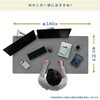 TUMT-1400(WN/BK) 電動昇降デスク ハイエンドモデル 電源タップ メモリー機能付き 幅100/120/140 奥行70 高さ58.5-118.5cm ハイグレード天板 YAMAZEN(山善) 07520707