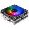 SILVERSTONE 4本のヒートパイプおよび92mm PWM ARGBファン装備の水平型CPUクーラー SST-HYH90-ARGB SILVER STONE(シルバーストーン)