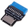 SilverStone ストレートアングル USB3.0内蔵(19ピン)ヘッダー USB3.1/3.2 Type-C SST-CP14-R SILVER STONE(シルバーストーン)