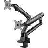 SilverStone モニターアーム 機械ばね設計と高性能調節装備のデュアルモニターアーム SST-ARM25 SILVER STONE(シルバーストーン)