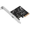 SilverStone SuperSpeed 20Gbps / USB 3.2 Type-C Gen 2x2 PCIeホストカード SST-ECU06 SILVER STONE(シルバーストーン)
