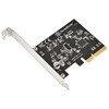 SilverStone SuperSpeed 20Gbps / USB 3.2 Gen 2x2内部Type-C Key-A PCIeホストカード SST-ECU07 SILVER STONE(シルバーストーン)