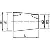 T-13 SUS304 溶接用コンセントレジューサー トーステ 07635166