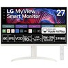27インチ4Kスマートモニター(3840x2160/WebOS/ワイヤレス対応/IPS/HDMIx2/TypeC(PD65W)/スピーカー/チルト/高さ調整/ホワイト筐体/3年保証) LG
