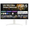 31.5インチ4Kスマートモニター(3840x2160/WebOS/ワイヤレス対応/VA/HDMIx2/TypeC(PD65W)/スピーカー/チルト/高さ調整/ホワイト筐体/3年保証) LG