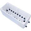 PFV2-1 ハイブリッド栽培用発泡スチロール容器 Plant Factory Ver2 フルセット ホワイトバリーン 07771621
