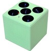 FBC410-1 ハイブリッド栽培用発泡スチロール容器 FARM BOX CUBE 410 フルセット ホワイトバリーン 07771639