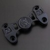 ARCHI ビレットハニカムハンドルアッパークランプ マットコークブラック 189-5372 PMC