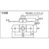 TPS-312 パイプ用支持金具ねじ込みT字脚 TRUSCO 08296951
