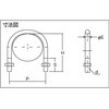 TPCU-BT32A PCU用UボルトW3/8ユニクロ TRUSCO 08297983
