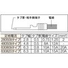 T-TMEDN630820-FA 絶縁被覆付差込形接続端子 TRUSCO 08300101