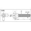 TB97-0525 ボルトンパック 六角穴付ボルト(チタン) 全ねじ TRUSCO 08308237