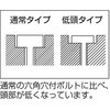 B089-0416 低頭六角穴付ボルト(ステンレス・全ねじタイプ) TRUSCO 08308605