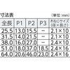 ST-550-51 ステンレス製蝶番 TRUSCO 08341295