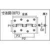 ST-888-102HL ステンレス製蝶番 TRUSCO 08341575