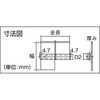 2000W-102L 鉄製特厚溶接蝶番生地 TRUSCO 08342126