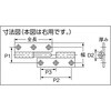 TKN-50CL ステンレス抜き差し蝶番 TRUSCO 08342591