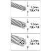 CWS-1S20 ステンレスワイヤーロープ TRUSCO 08344734