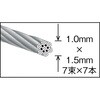CWC-1S5 ナイロン被覆ステンレスワイヤーロープ TRUSCO 08344847