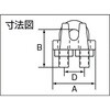 TWC-4 ステンレス ワイヤークリップ TRUSCO 08345346