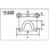 TIS-5 ステンレス アイストラップ TRUSCO 08346545
