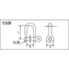 THS-6 ステンレス 半丸シャックル TRUSCO 08346712
