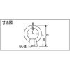 TIN-10 アイナット(スチール製) TRUSCO 08347202