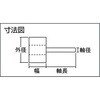P-DF1010-3A  100 ダイヤ軸付フラップホイール(オールダイヤタイプ) TRUSCO 08353441
