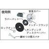 DP-RP75 ラバーパット 75mm 兼用型 TRUSCO 08357693
