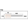 SF205S-W フェルトミニホイール(白色)(軸径3mm) TRUSCO 08364167
