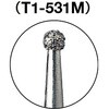 T1-531M ダイヤモンドバー(1.6mm軸) TRUSCO 08365244