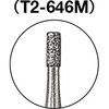 T2-646M ダイヤモンドバー(2.35mm軸) TRUSCO 08365445