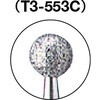 T3-553C ダイヤモンドバー(3mm軸) TRUSCO 08365551