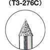 T3-276C ダイヤモンドバー(3mm軸) TRUSCO 08365761